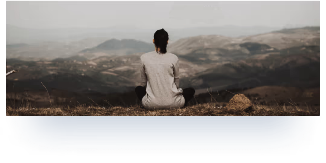 Meditation in the mountains